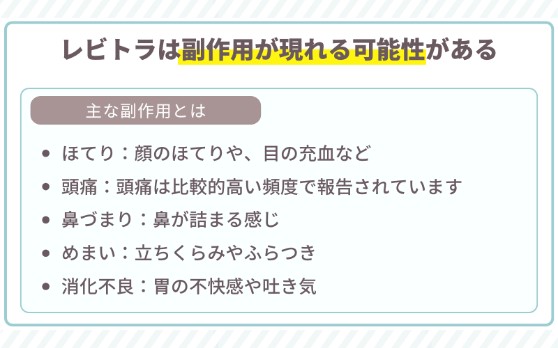レビトラ 通販 副作用